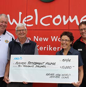 Kerikeri Retirement Village Sponsorship