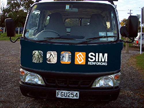 SIM Car Signage