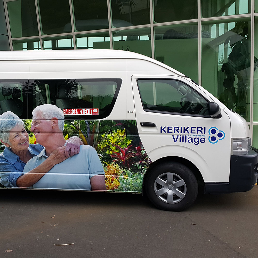 Kerikeri Retirement Village Vehicle Signage
